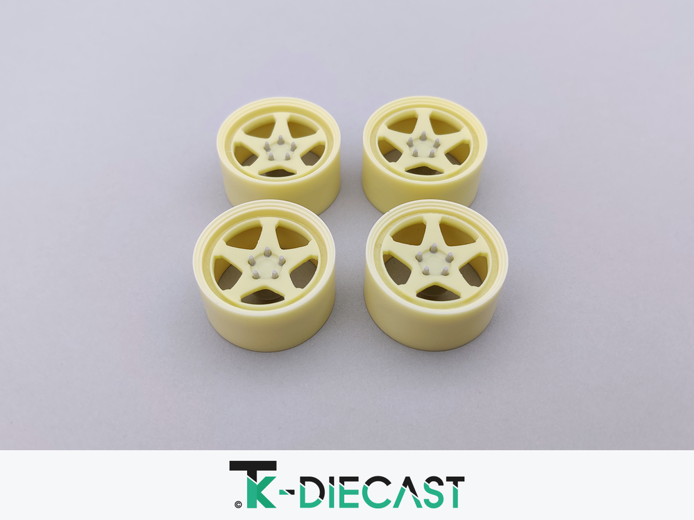 1/24 Scale 326 Power Yabaking 3D Print Wheels – 19 Inch Rim Set For Model Kits (US Seller)