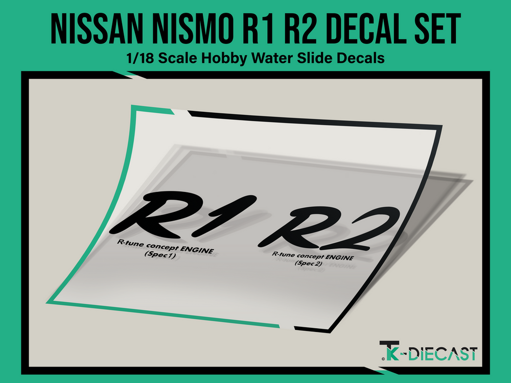 Nissan Nismo Decal Set (R1 / R2)