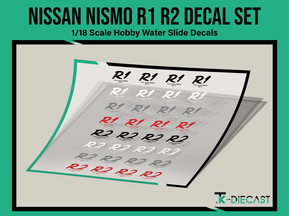 Nissan Nismo Decal Set (R1 / R2)