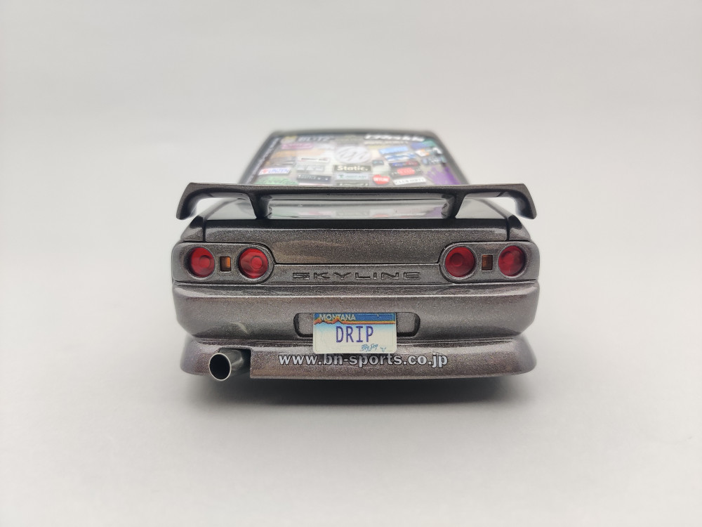 Hot Boi Style Nissan Skyline R32 BN Sports Custom - Tk Diecast