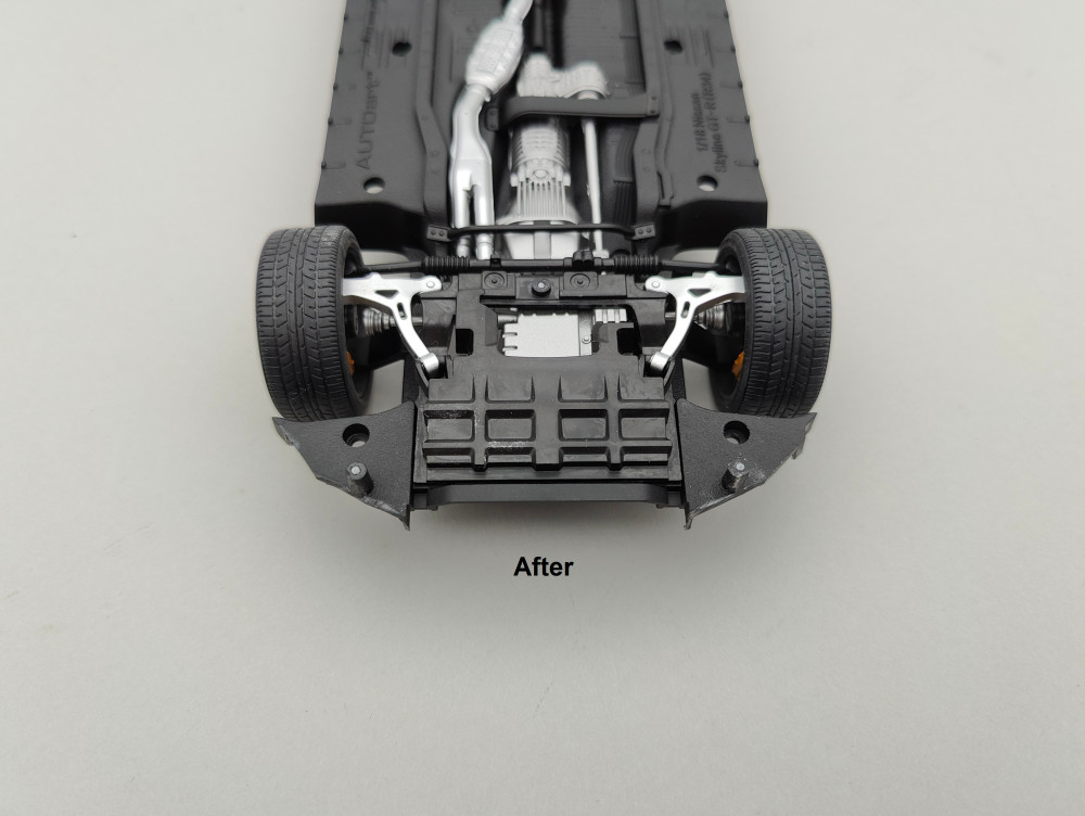 Nissan R34 GT-R Skyline Super Taikyu Front Bumper - Tk Diecast