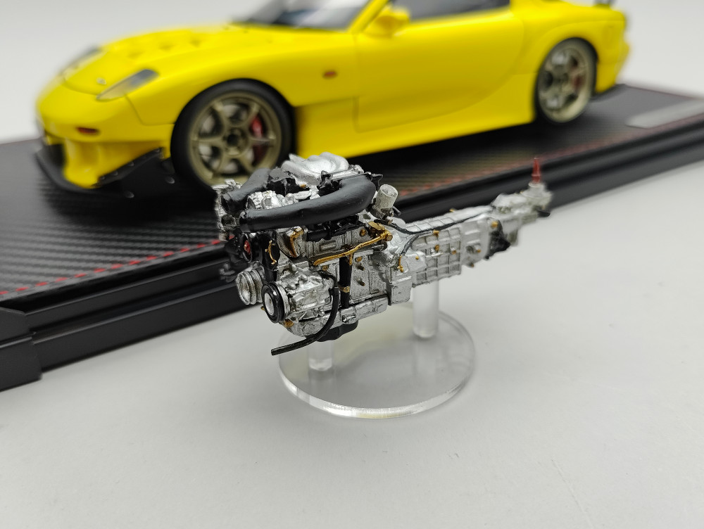 1/18 Ignition IG2229 Mazda RX-7 FD3S RE Amemiya Engine 13B