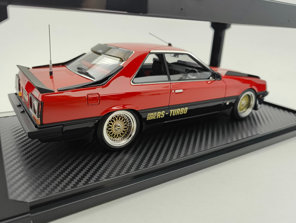1/18 Ignition IG2348 Nissan Skyline 2000 RS-Turbo Red/ Black