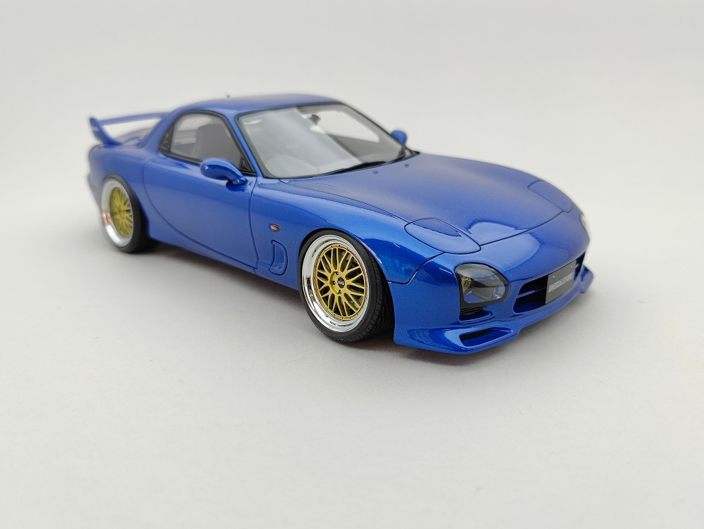 1/18 Ignition IG0295 Mazda RX-7 FD 3S Mazda Speed A-Spec Blue - Tk