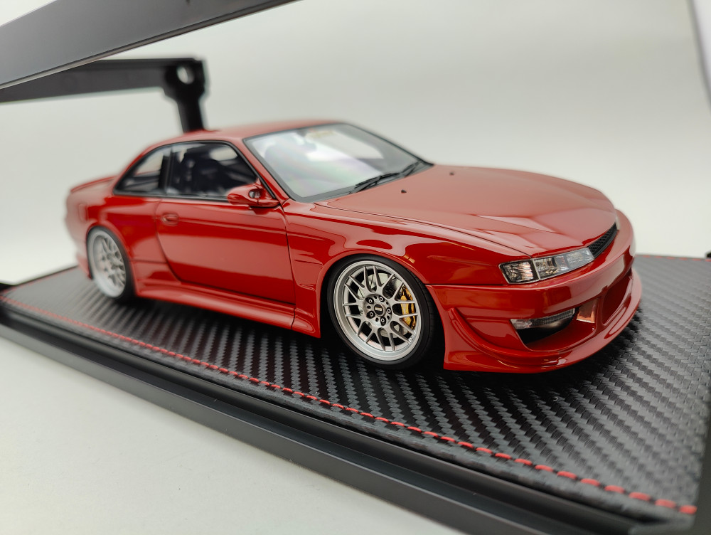 ミニカー 1/18 VERTEX S14 Silvia with Engine 1/18 Ignition Model Nissan VERTEX S14 Silvia Pearl White