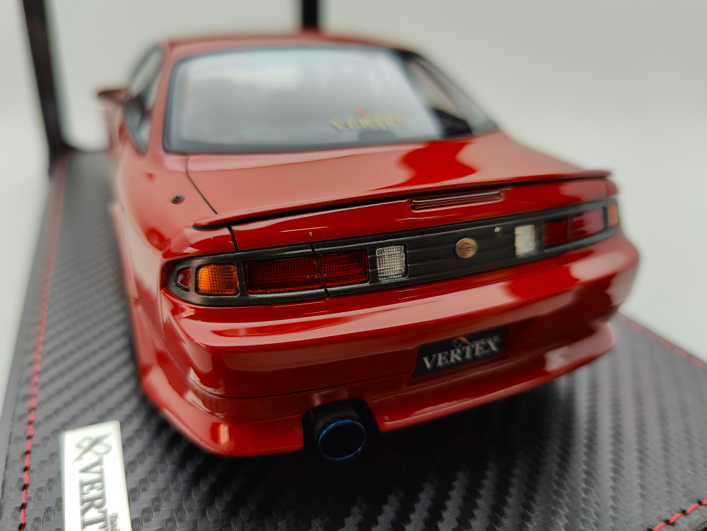 ミニカー 1/18 VERTEX S14 Silvia Gun llic 1/18 Ignition IG03083 Nissan Silvia S14 Vertex Red Web