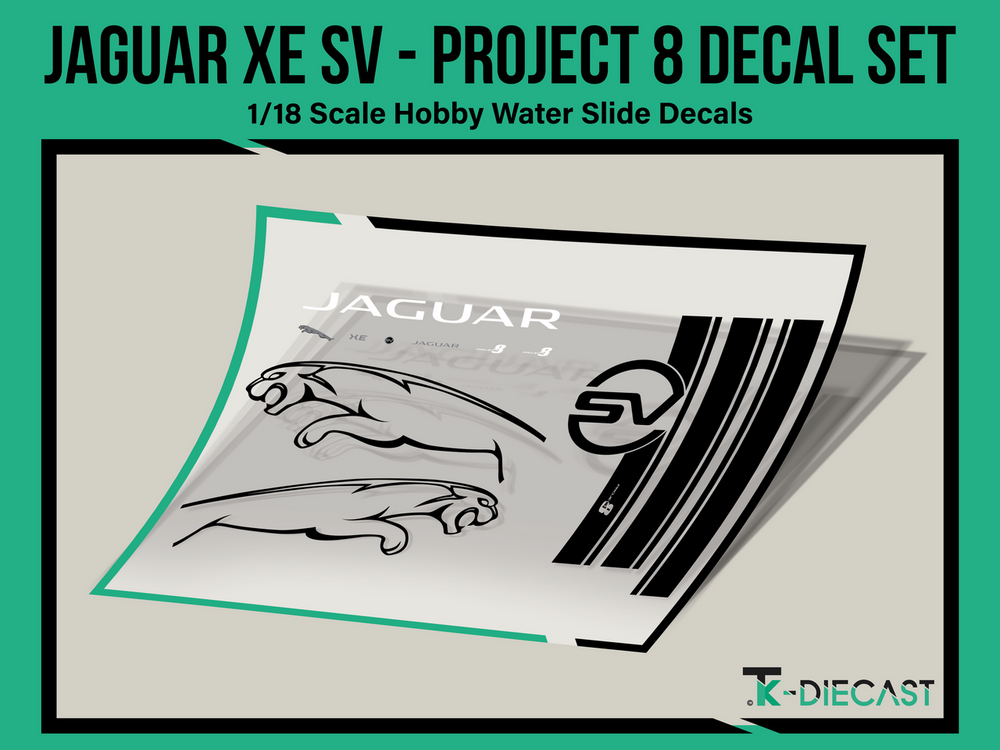Jaguar XE SV - Project 8 Decal Set