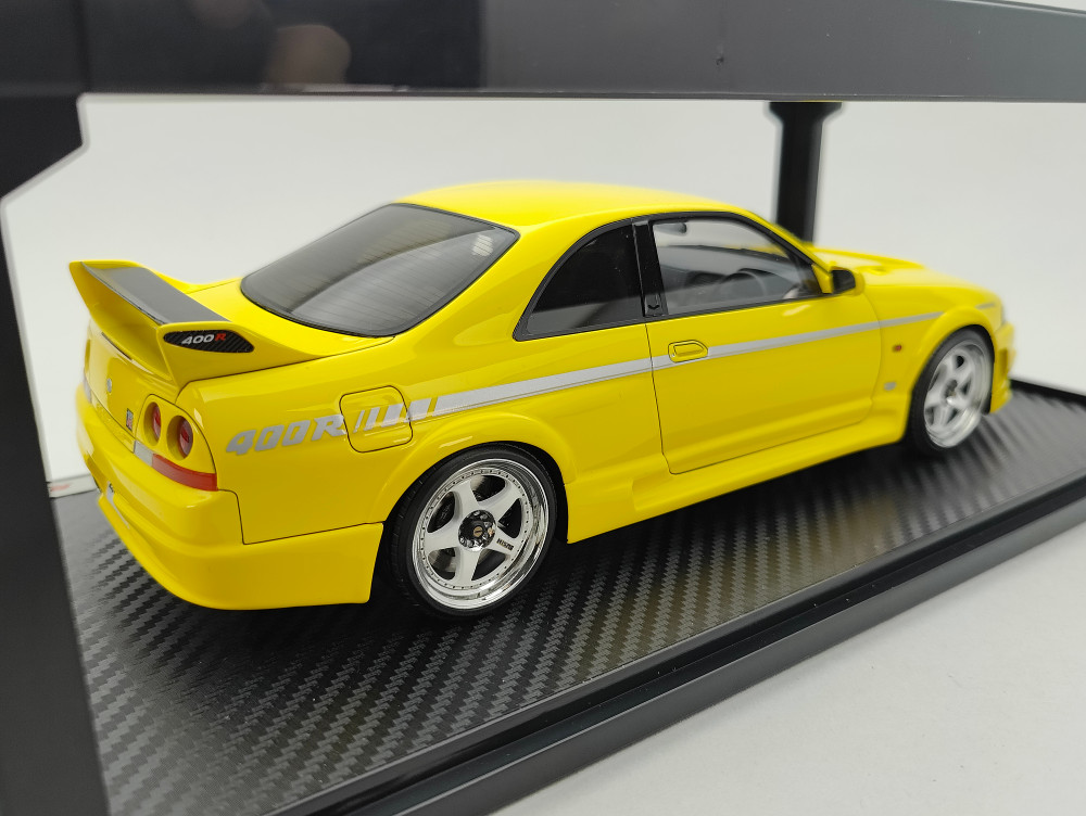 1/18 Ignition IG2252 Nissan Skyline R33 400r Yellow - Tk Diecast