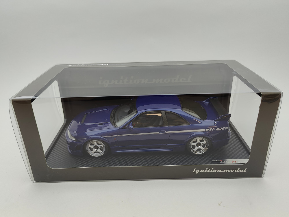 1/18 Ignition IG3655 Nissan Skyline R33 400r Deep Marine Blue
