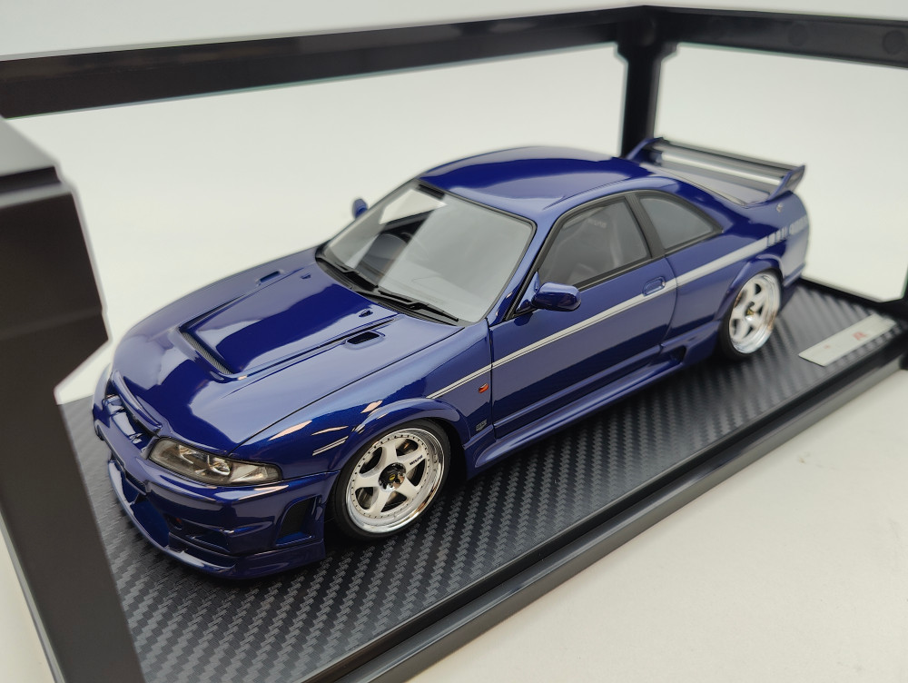 1/18 Ignition IG3655 Nissan Skyline R33 400r Deep Marine Blue
