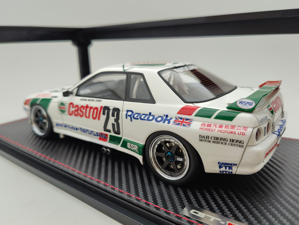 1/18 Ignition IG2777 Nissan Skyline GT-R Castrol #23 1990 Macau