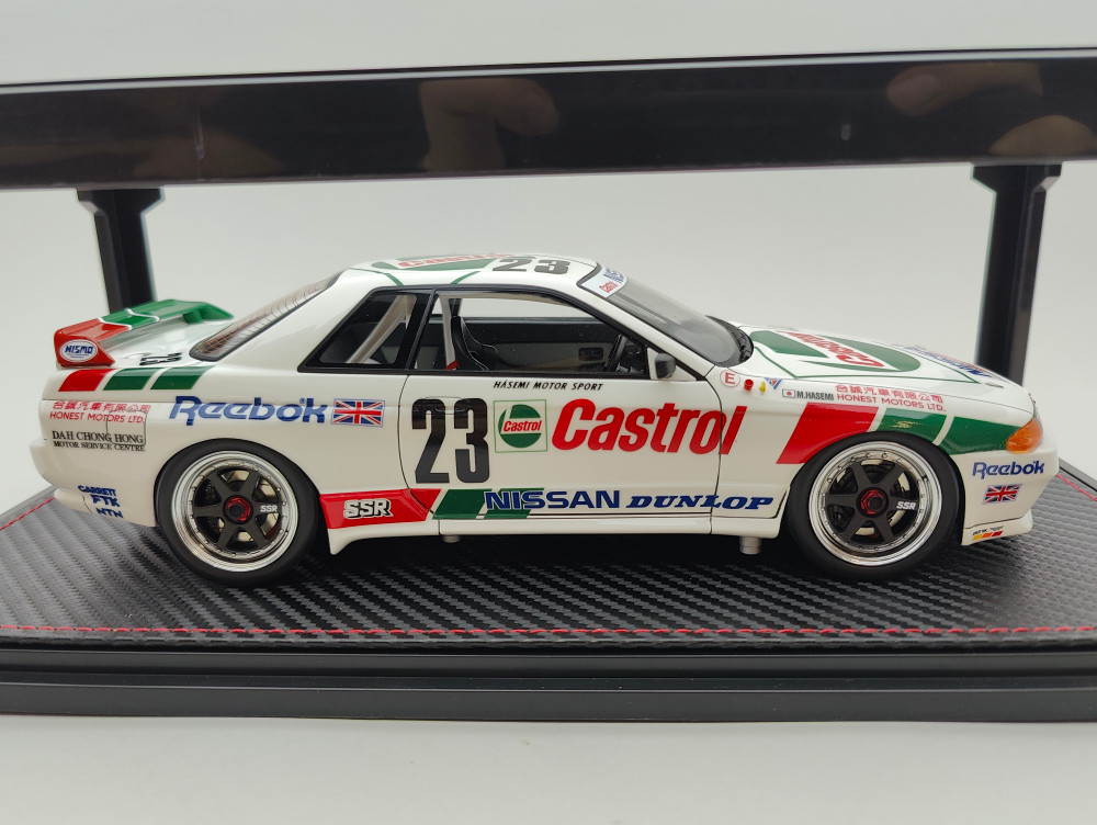 1/18 Ignition IG2777 Nissan Skyline GT-R Castrol #23 1990 Macau