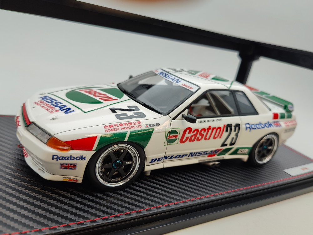 1/18 Ignition IG2777 Nissan Skyline GT-R Castrol #23 1990 Macau
