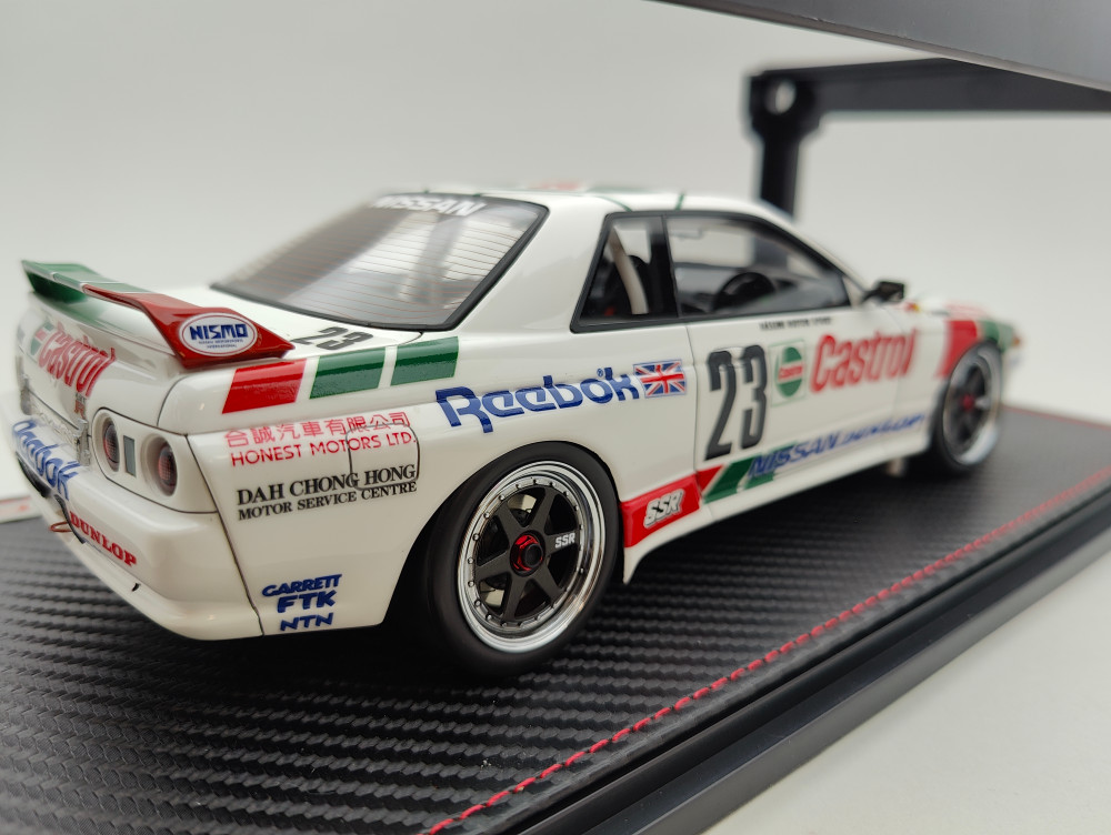 1/18 Ignition IG2777 Nissan Skyline GT-R Castrol #23 1990 Macau