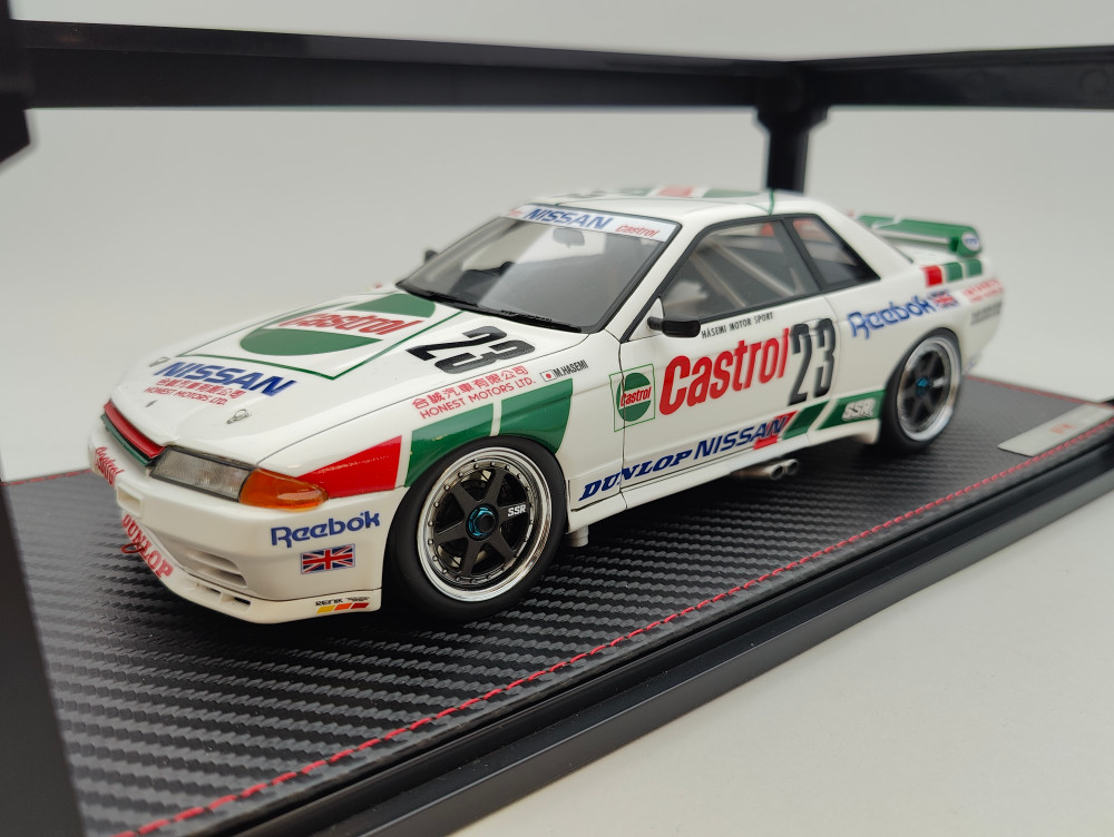 1/18 Ignition IG2777 Nissan Skyline GT-R Castrol #23 1990 Macau