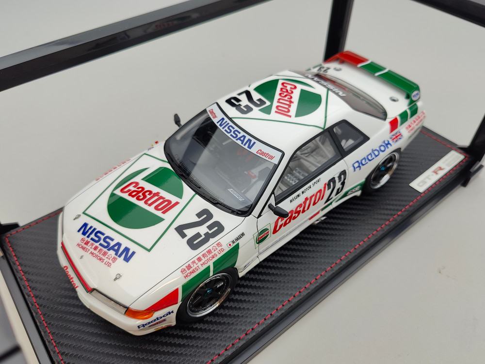 1/18 Ignition IG2777 Nissan Skyline GT-R Castrol #23 1990 Macau