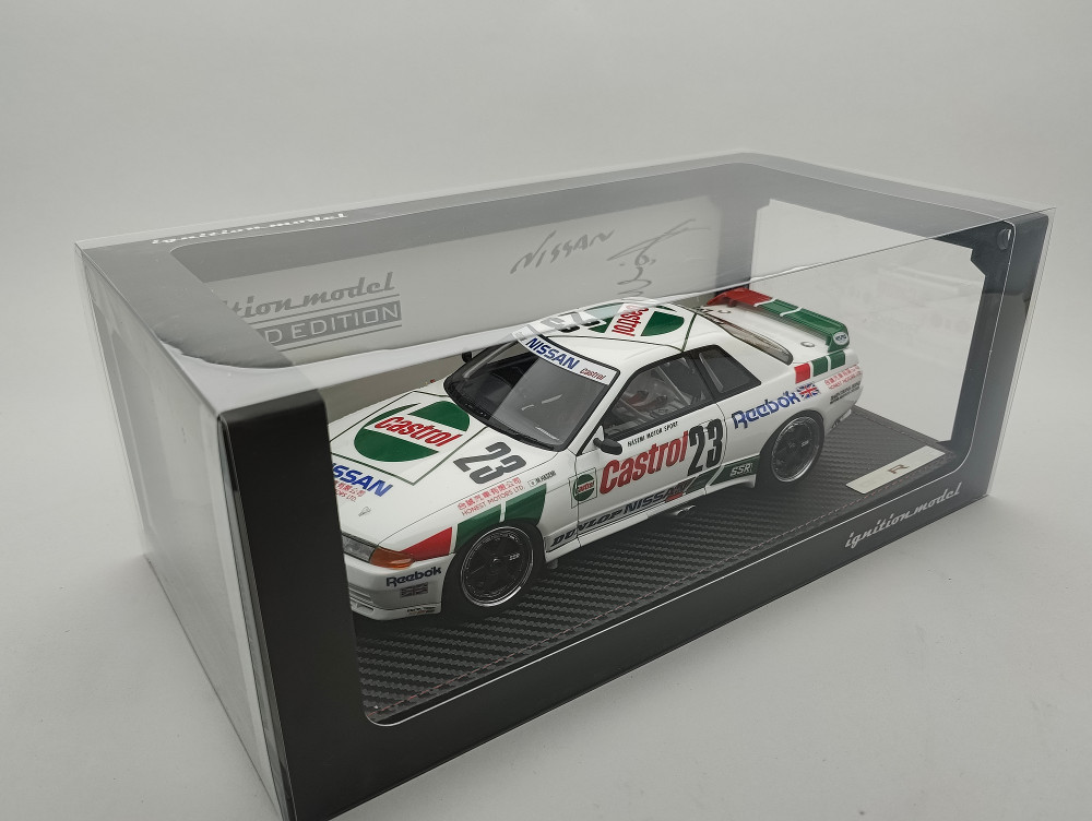 1/18 Ignition IG2777 Nissan Skyline GT-R Castrol #23 1990 Macau
