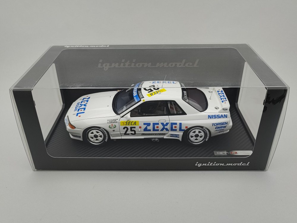 1/18 Ignition IG2113 Nissan Skyline GT-R ZEXEL SPA 1991 #25 - Tk