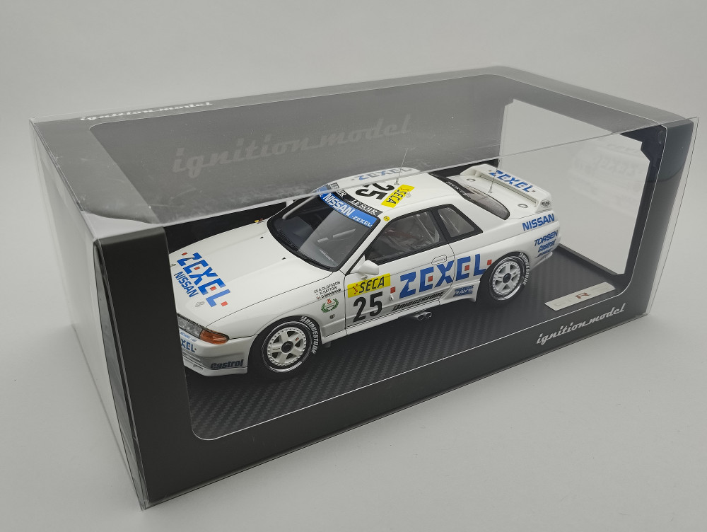 1/18 Ignition IG2113 Nissan Skyline GT-R ZEXEL SPA 1991 #25 - Tk