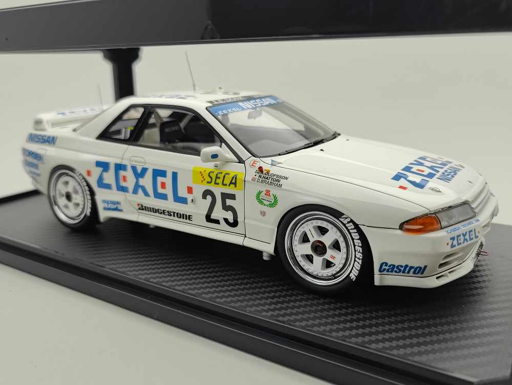 1/18 Ignition IG2113 Nissan Skyline GT-R ZEXEL SPA 1991 #25 - Tk