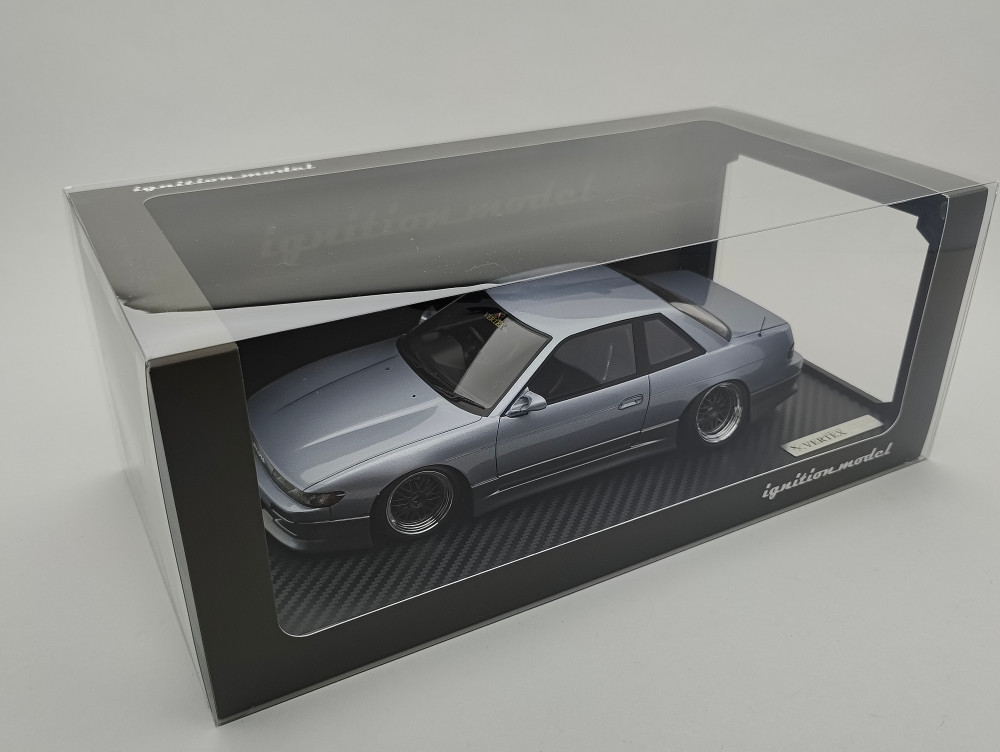 1/18 ignition IG3590 Nissan SIlvia S13 Vertex Two Tone SIlver Grey