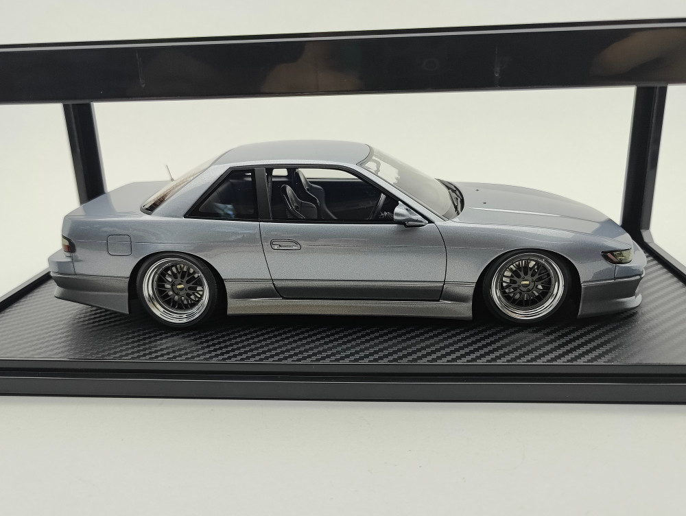1/18 ignition IG3590 Nissan SIlvia S13 Vertex Two Tone SIlver Grey