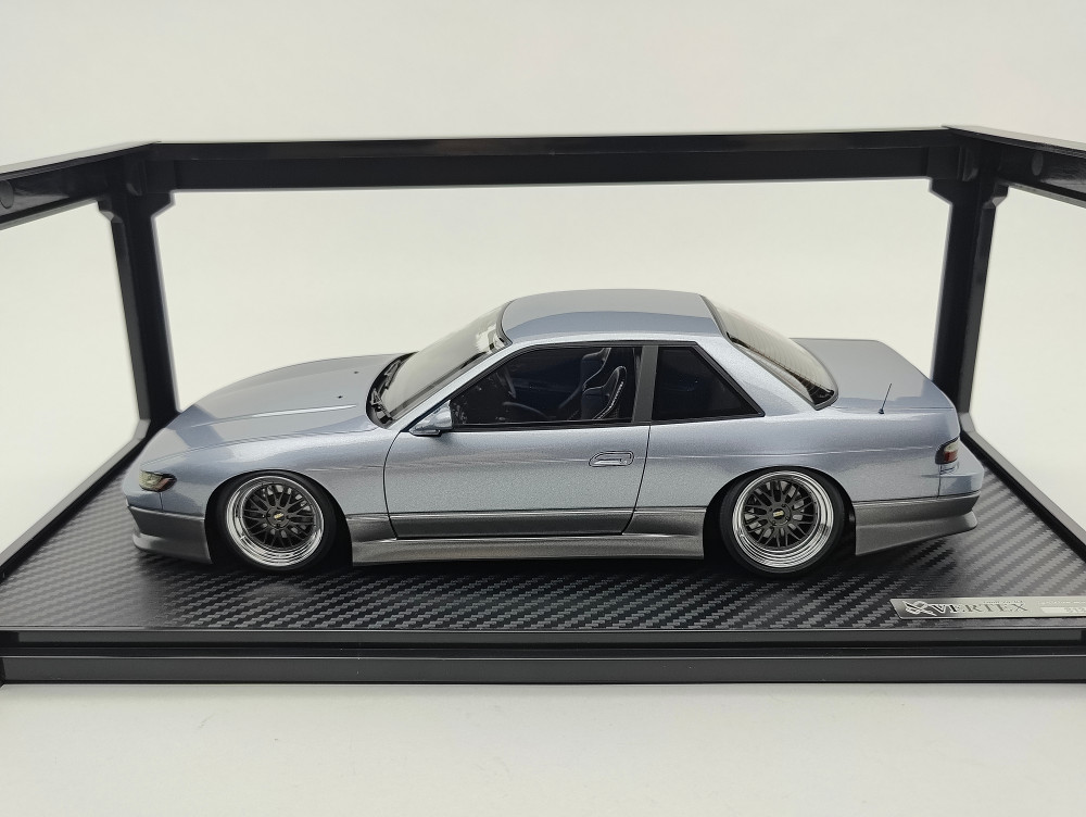 1/18 ignition IG3590 Nissan SIlvia S13 Vertex Two Tone SIlver Grey
