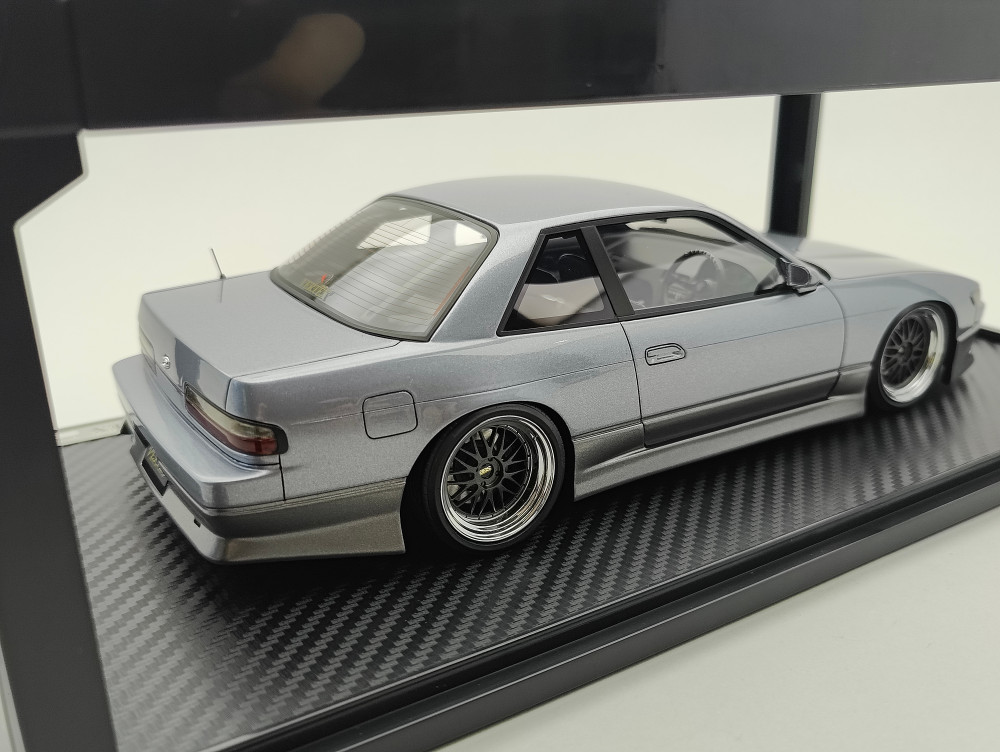 1/18 ignition IG3590 Nissan SIlvia S13 Vertex Two Tone SIlver Grey