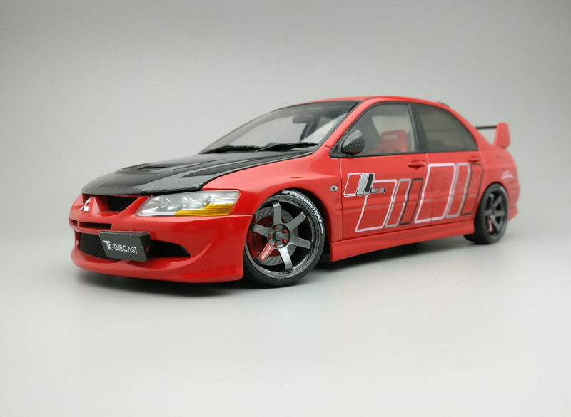 Mitsubishi Lancer Evolution VIII RalliArt AA Custom - Tk Diecast