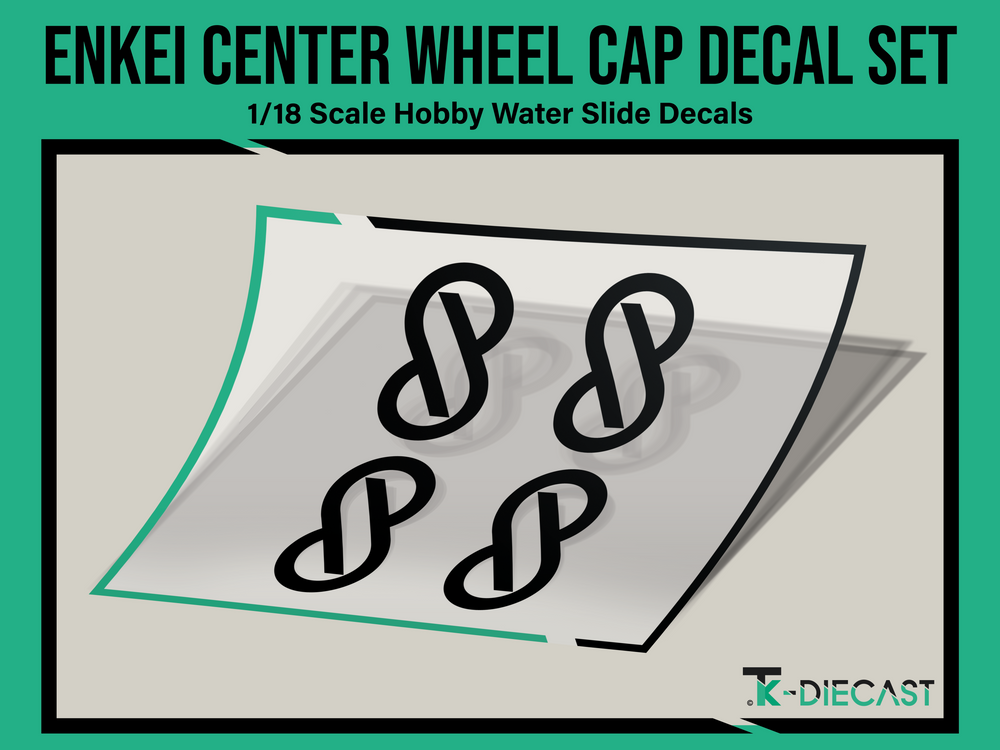 Enkei Center Wheel Cap Decal Set