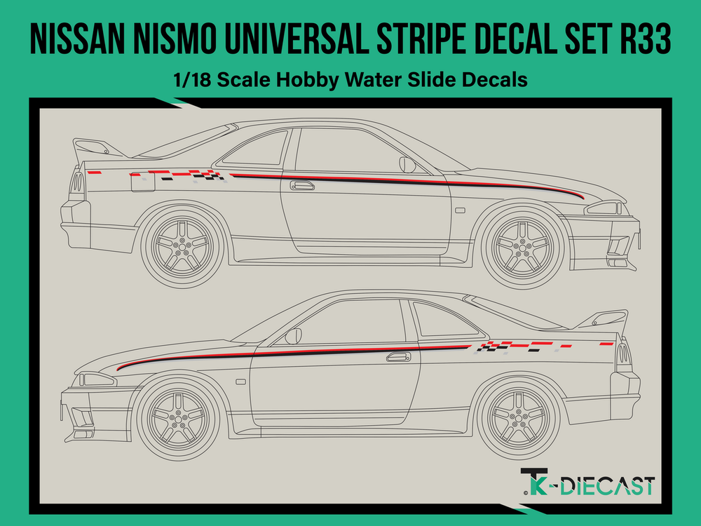 Nissan Nismo Universal Stripe Decal Set