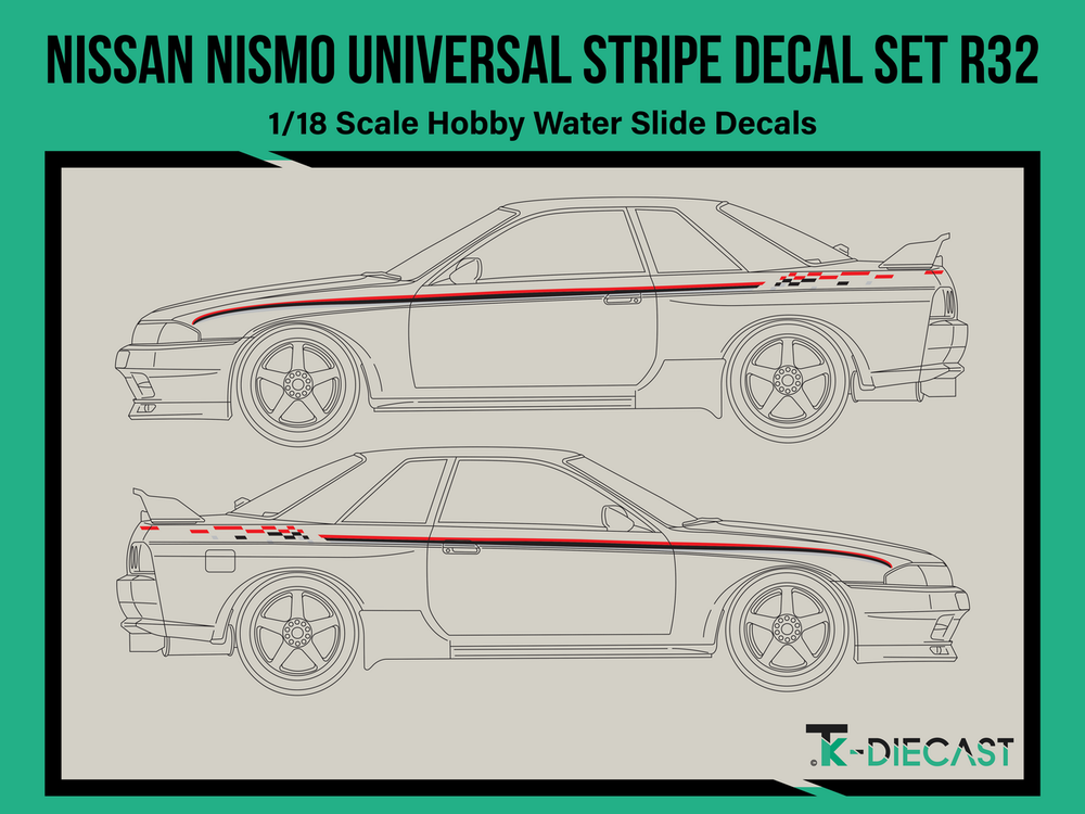 Nissan Nismo Universal Stripe Decal Set