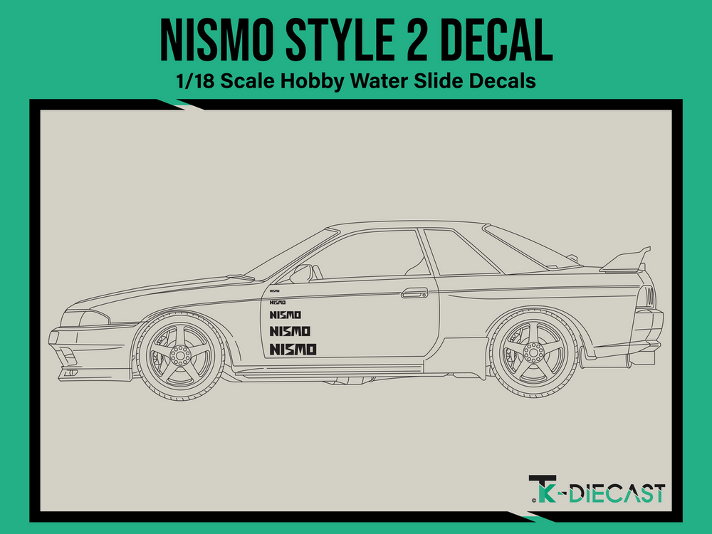 Nismo Style 2 Decal Set
