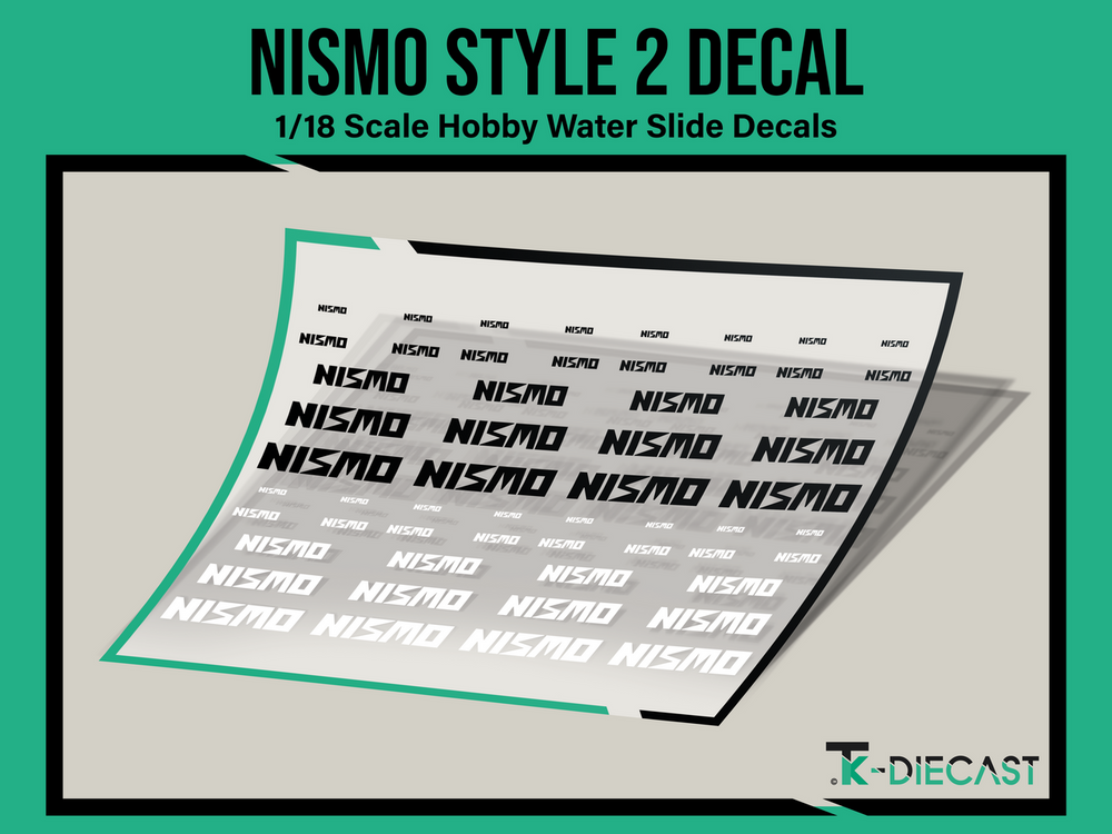 Nismo Style 2 Decal Set
