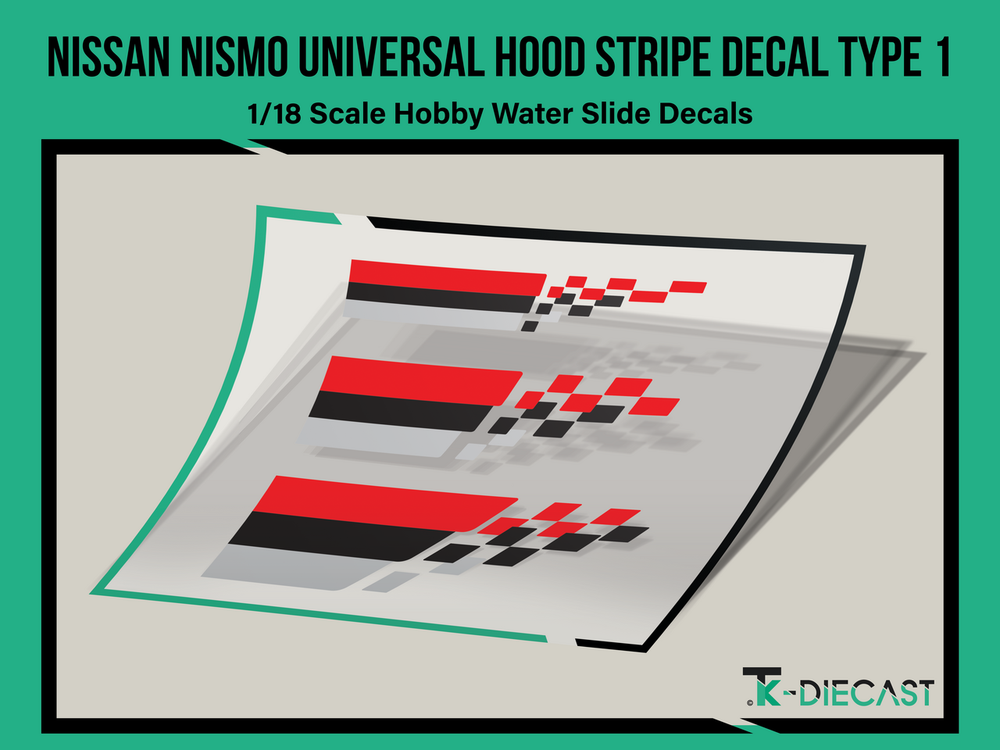 Nissan Nismo Universal Hood Stripe Decal