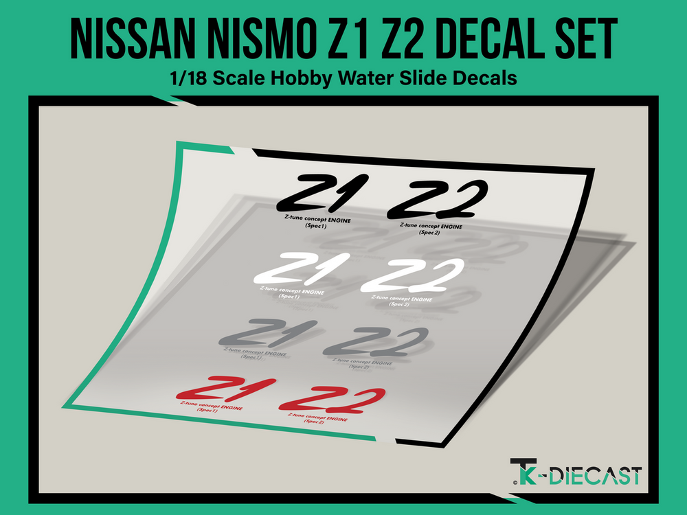 Nissan Nismo Decal Set (Z1 / Z2)