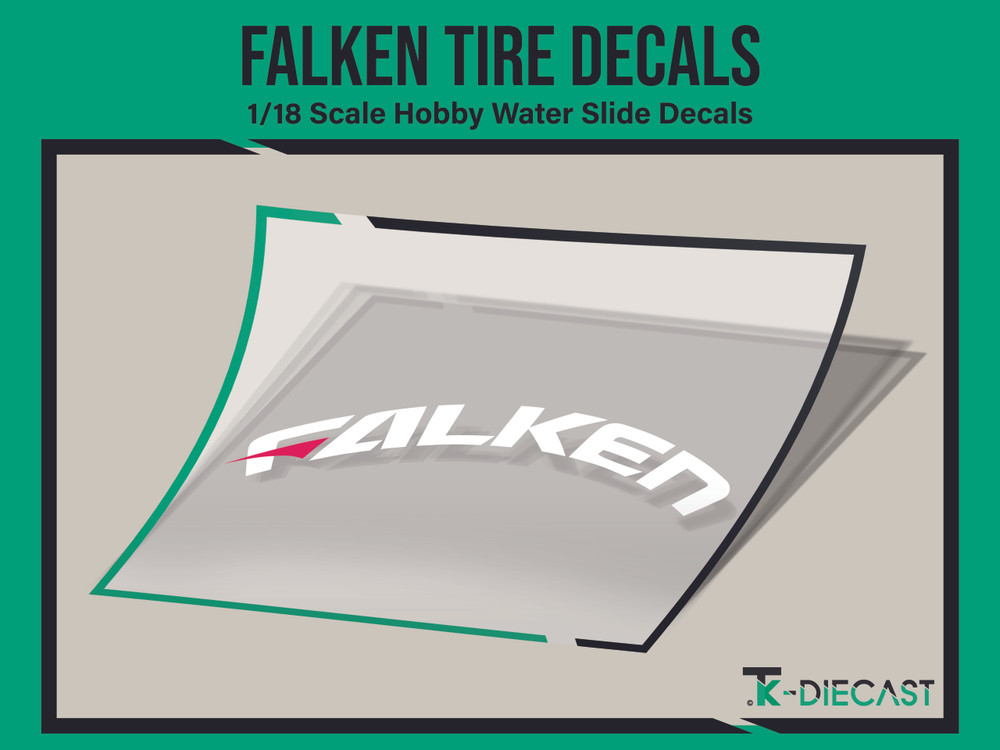 Décalcomanies Autocollants Falken Pour Pneus - Publicité - 117x95mm - Neuf - Marque INTERDECAL