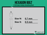 Detailing Bolt - Ø0,70mm Hex Bolt