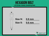 Detailing Bolt - Ø0,90mm Hex Bolt