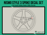 Nismo Style 3 Decal Set (Spoke)