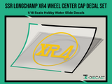 SSR Longchamp XR4 Wheel Center Cap Decal Set SSR Longchamp XR4 Wheel Center Cap Decal Set
