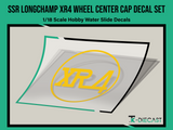 SSR Longchamp XR4 Wheel Center Cap Decal Set