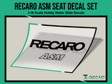 Recaro ASM Seat Decal Set