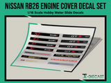 Nissan RB26 Engine Cover Decal Set