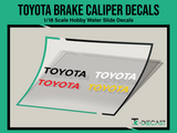 Brake Caliper Decal Set 15 (Toyota)