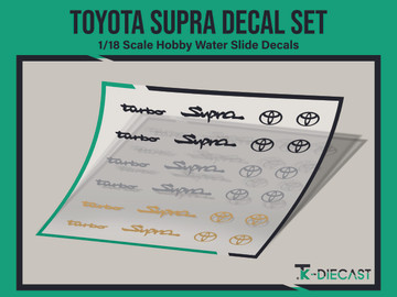 Toyota Supra Decal Set