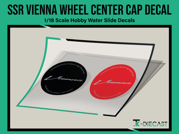 SSR Vienna Wheel Center Cap Decal Set