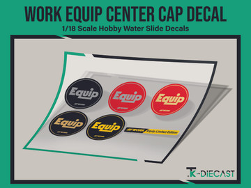 Work Equip Center Cap Decal 