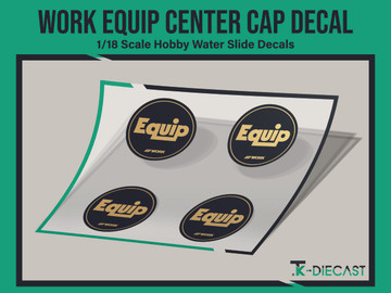 Work Equip Center Cap Decal 