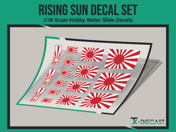 Rising Sun Decal Set